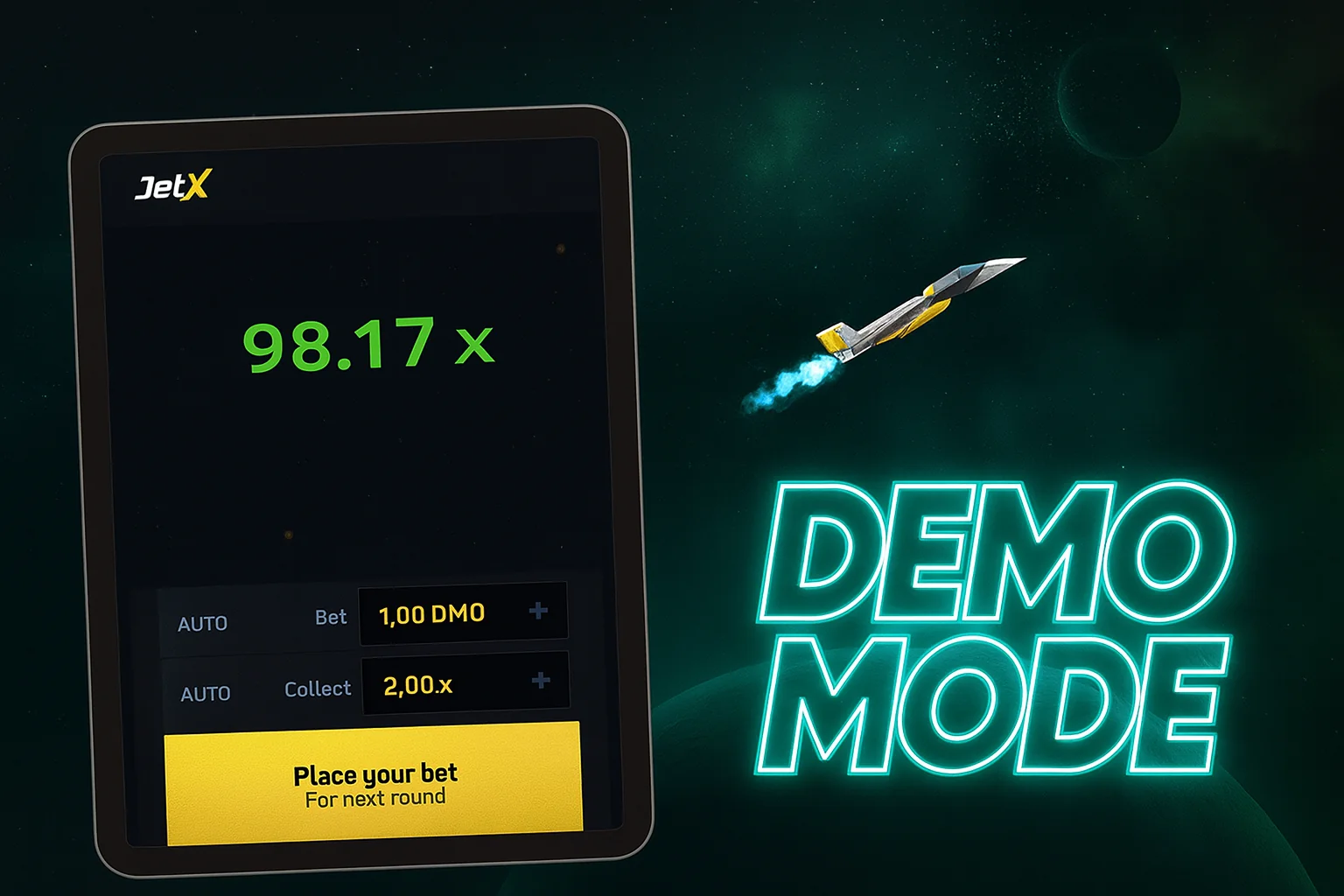 jetx demo mode